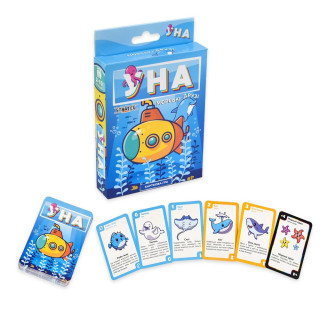 Карточная игра "УНА морские друзья" 30449 на украинском языке 108 карточек