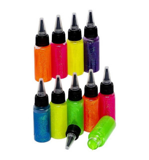 Клей із блискітками COLOR-IT 301SP, 30мл 6 кольорів