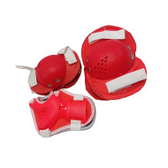 Комплект захисний дитячий MS 0032-2(Red) наколінники, налокітники, зап'ястя