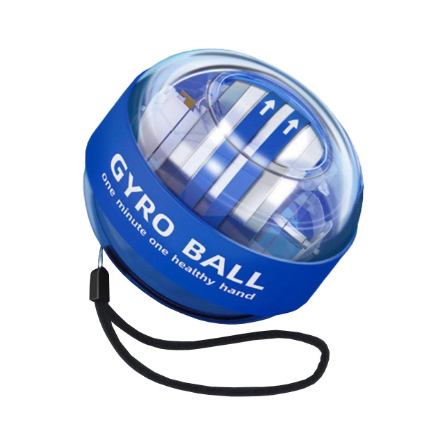 Гіроскопичний еспандер 65386(Blue) LED-підсвічування, ремінець - гурт(опт), дропшиппінг 
