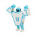 Іграшковий трансформер D622-H090 робот + буква  - гурт(опт), дропшиппінг 