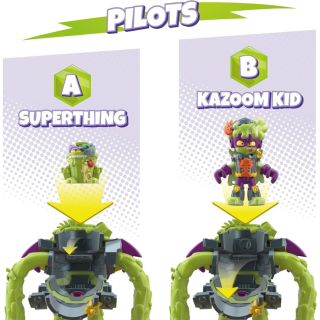 Игровой набор Супербот Трешер Superthings S PSTSP116IN60 робот, казум-кид, фигурка