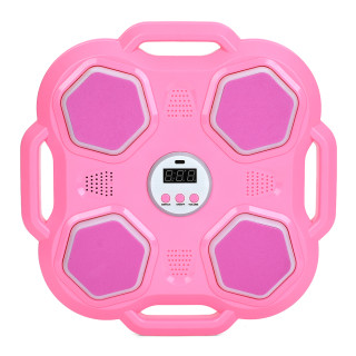 Настінний боксерський тренажер-мішень MS 4651(Pink) 2 боксерські рукавички