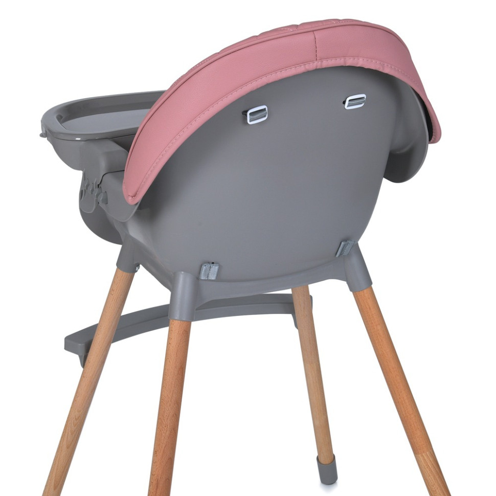 Стульчик для кормления ME 1111 LUMI Pink экокожа опт, дропшиппинг