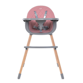 Стульчик для кормления ME 1111 LUMI Pink экокожа