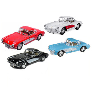 Машинка инерционная "1957 Chevrolet Corvette" KT5458W-3 масштаб 1:36