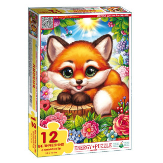 Детская игра-пазл "Лисенок" Энергия Плюс 188366, 12 элементов