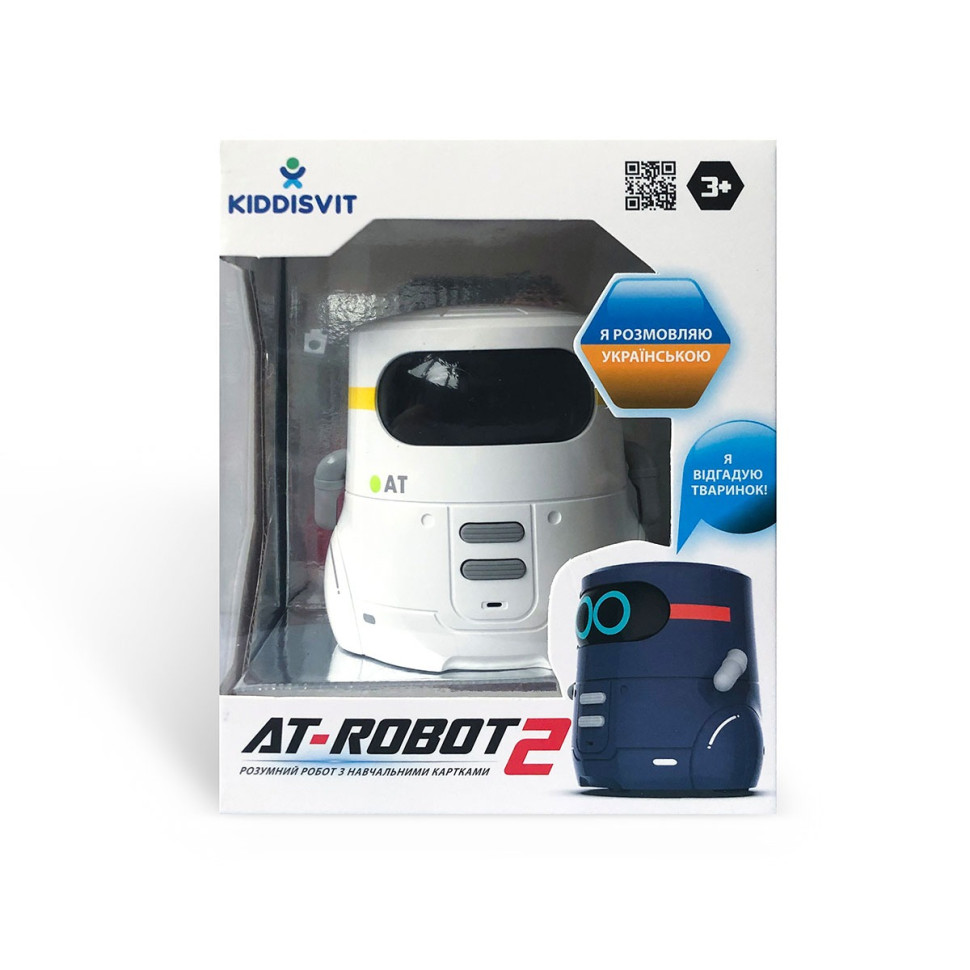 Умный робот с обучающими карточками AT-ROBOT 2 AT002-01-UKR сенсорное управление опт, дропшиппинг