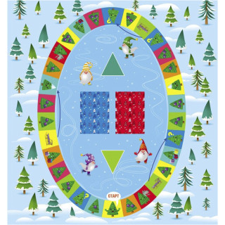 Детский игровой набор "Укрась елку" 21401 с игровым кубиком