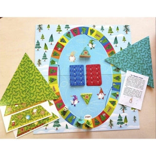 Детский игровой набор "Укрась елку" 21401 с игровым кубиком