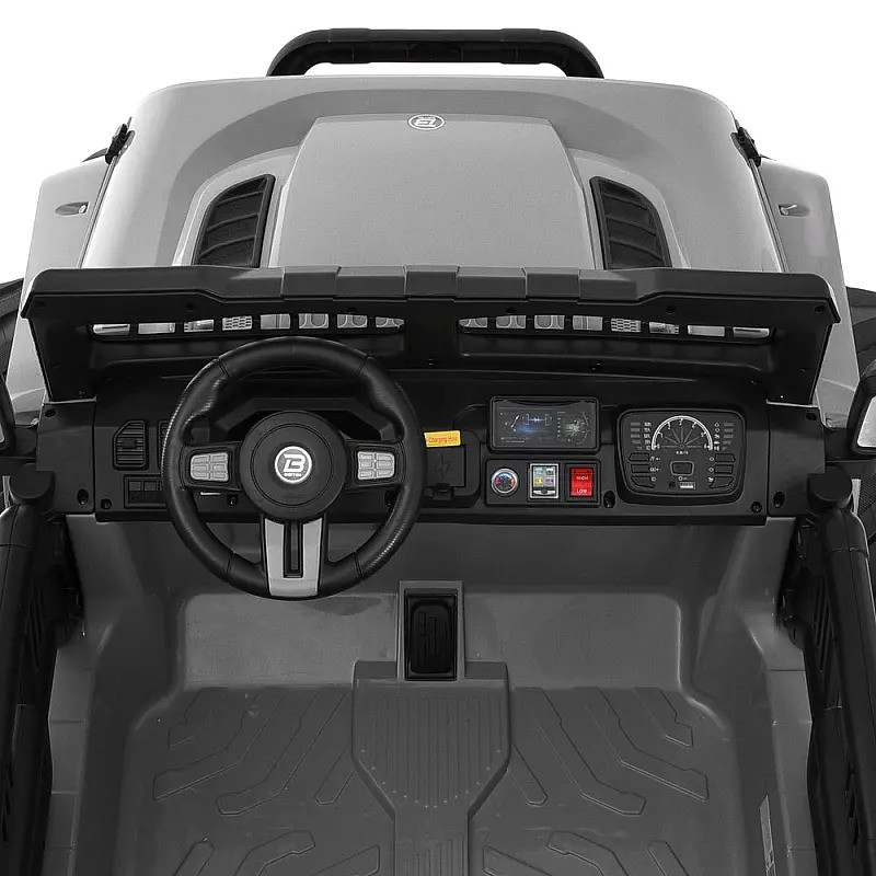 Детский электромобиль Джип M 6380EBLR-11(24V) до 30 кг, серый опт, дропшиппинг