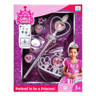 Набор аксессуаров "Маленькая принцесса" 599-11(Pink) с волшебной палочкой