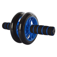 УЦІНКА! Тренажер колесо для м'язів преса MS 0872(Blue)-UC 27см, діаметр 14 см