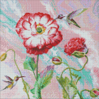 Алмазная мозаика "Легкий этюд" ©Ira Volkova Идейка AMO7459 40х40 см