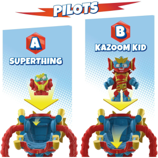 Игровой набор Супербот Шугарфан Superthings S PSTSP116IN70 робот, казум-кид, фигурка