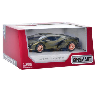 Инерционная машинка Lamborghini Sian FKP 37 Kinsmart KT5431W металлическая
