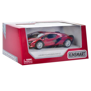 Инерционная машинка Lamborghini Sian FKP 37 Kinsmart KT5431W металлическая
