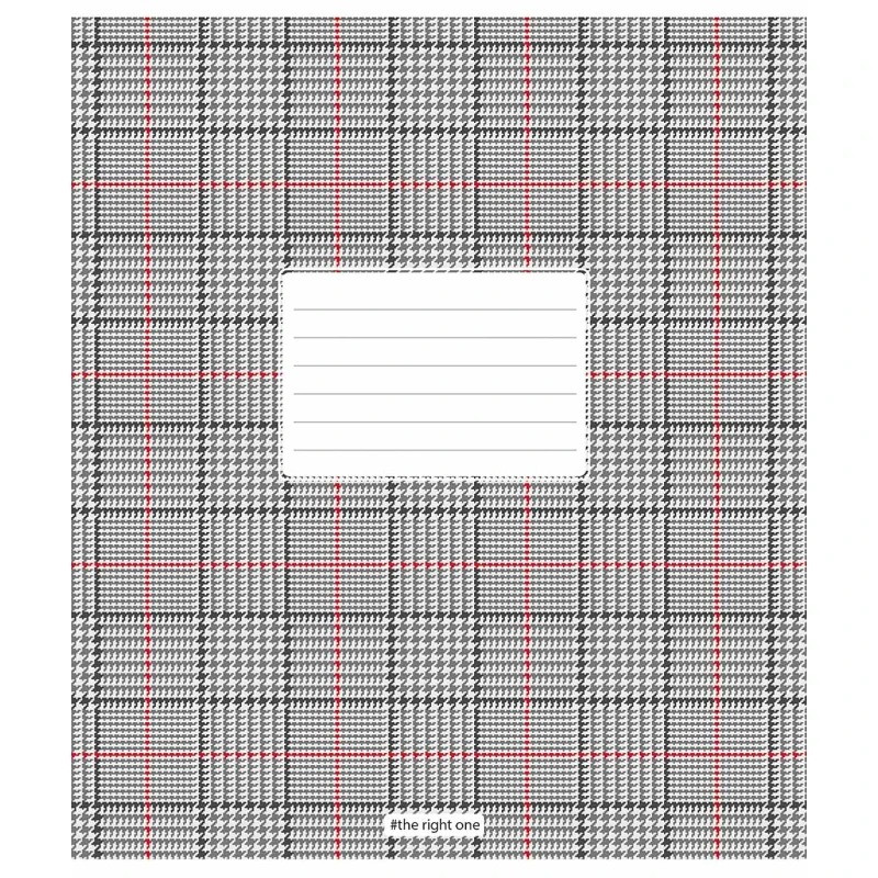 Тетрадь ученическая «Houndstooth print» 024-3387K-3 в клеточку, 24 листа опт, дропшиппинг