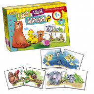 Детская игра-пазл "Где чья мама?" MKM0309, 24 детали