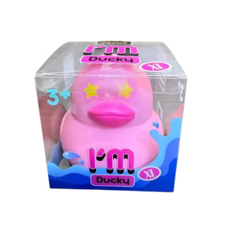 Детский антистресс "Крутой замес - I'm Ducky XL" MonsterGum AS25003 Розовый