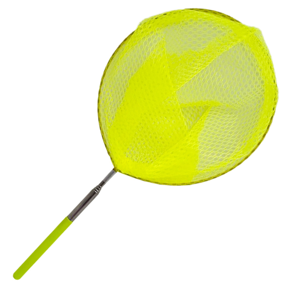 Сачок для бабочек с телескопической ручкой Y8436(Lime) 85 см, D20 см опт, дропшиппинг