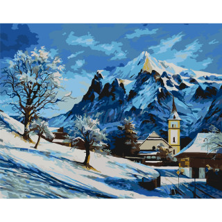 Картина по номерам "Альпы" Art Craft 10606-AC 40х50 см