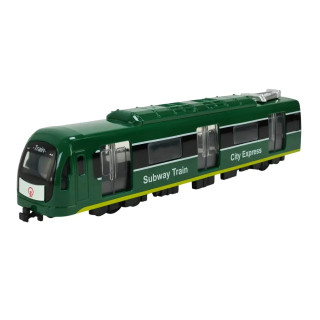 Детский игровой поезд 731-27K(Green) зеленый, светится, 23х4х5 см