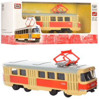 Іграшкова модель Трамвай PLAY SMART 6411 інерційний