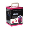 Дитяча скарбничка-сейф WF-3015H(Pink) музика, світло, пароль, імітація відбитка - гурт(опт), дропшиппінг 