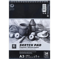 Альбом "Sketch Pad" 6002-S, А3 24 листа 160 г/м²