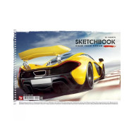Альбом для малювання Sportcar PB-SC-030-507-2 спіраль, 30 аркушів