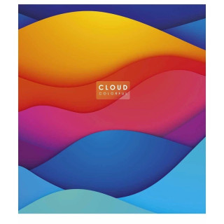 Тетрадь общая "Cloud colorful" 048-3161K-2 в клетку, 48 листов