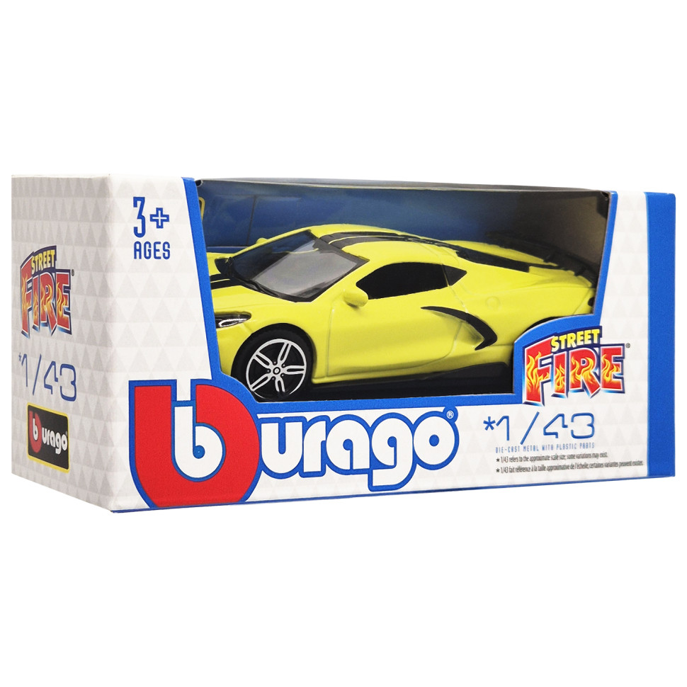Коллекционная автомодель Chevrolet CorvetteStingray Couple 2020 18-30010B-10 масштаб 1:43 опт, дропшиппинг