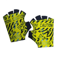 Игровые перчатки "Caution! -Осторожно!" GLO-C