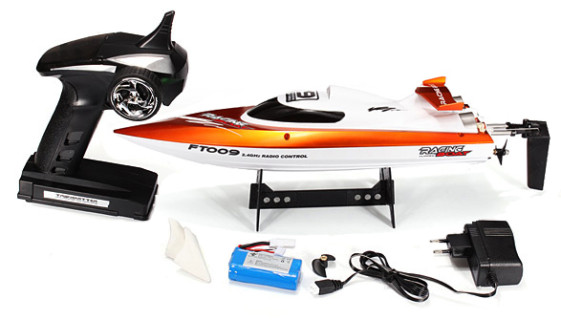 Катер на радиоуправлении Fei Lun FT009 High Speed Boat (Оранжевый)