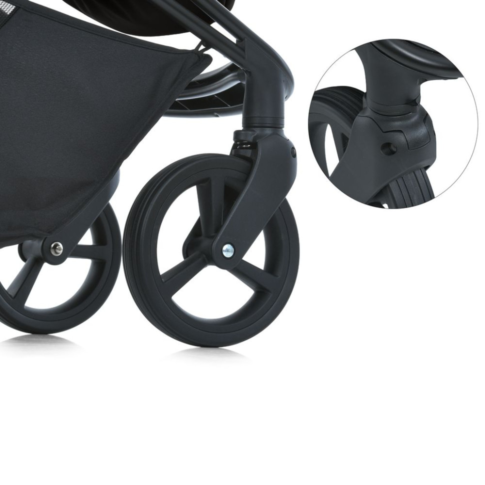 Детская универсальная коляска 2 в 1 PERSONA ME 1091-1 Total Black опт, дропшиппинг