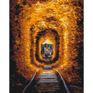 Картина по номерам "Тоннель любви и поезд" © Sergiy Stepanenko Brushme BS53789 40x50 см
