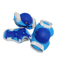 Комплект защитный детский MS 0032-2(Blue) наколенники, налокотники, запястья
