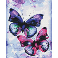Картина по номерам "Блестящие бабочки" Brushme BS51407 40х50 см