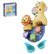 Іграшка для ванної Водоспад 368-5B, лев, жираф, на присосках