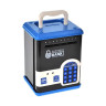 Детская копилка-сейф WF-3015H(Blue) музыка, свет, пароль, имитация отпечатка опт, дропшиппинг