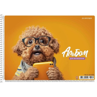 Альбом для малювання PB-SC-020-8502-2 спіраль 20 аркушів