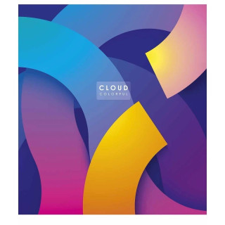 Тетрадь общая "Cloud colorful" 048-3161K-3 в клетку, 48 листов