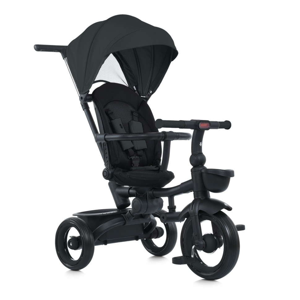 Детский трехколесный велосипед MT 1038 Black, с родительской ручкой опт, дропшиппинг
