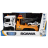 Игровой набор Эвакуатор Scania с машиной полиции TechnoDrive 3004KS серии Mid Truck опт, дропшиппинг