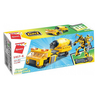 Дитячий Конструктор Qman 1417-1-6 будтехніка, 79 дет 