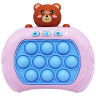Электронная приставка Pop It консоль Quick Push Puzzle Game Fast 01-06-02(Violet) антистресс опт, дропшиппинг
