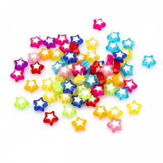 Декоративные бусинки для творчества Звёзды Dom Busin УТ100023889 в упаковке 120 шт
