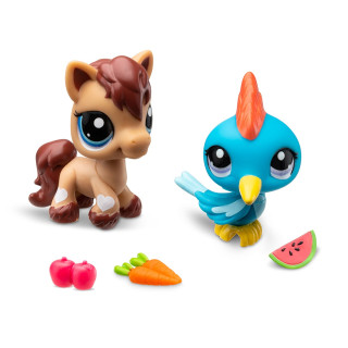Игровой набор "Фермерская Фиеста" Littlest Pet Shop 00529 аксессуары и 2 фигурки