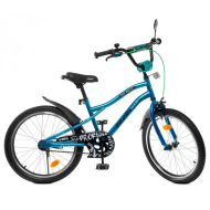 Велосипед детский "Urban" PROF1 Y20253S 20д., SKD45, бирюзов., зв,фонарь
